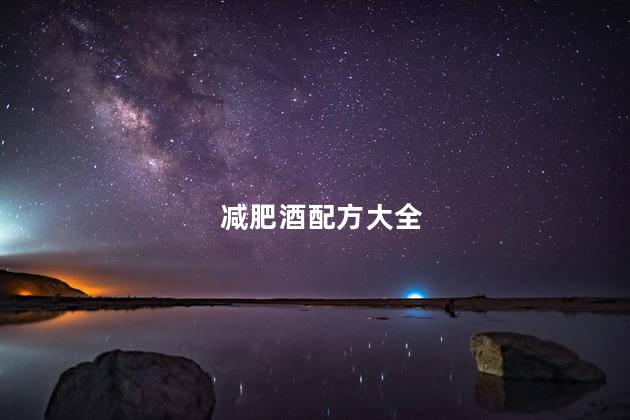 减肥酒配方大全